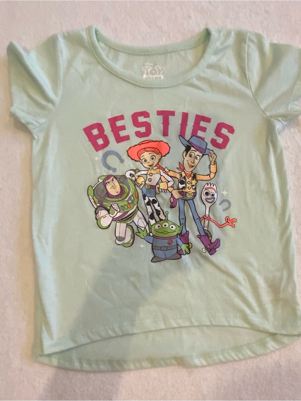 Disney Toy Story 'Besties' Light Mint Graphic Tee